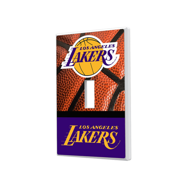 Los Angeles Lakers Basketball Hidden-Screw Light Switch Plate