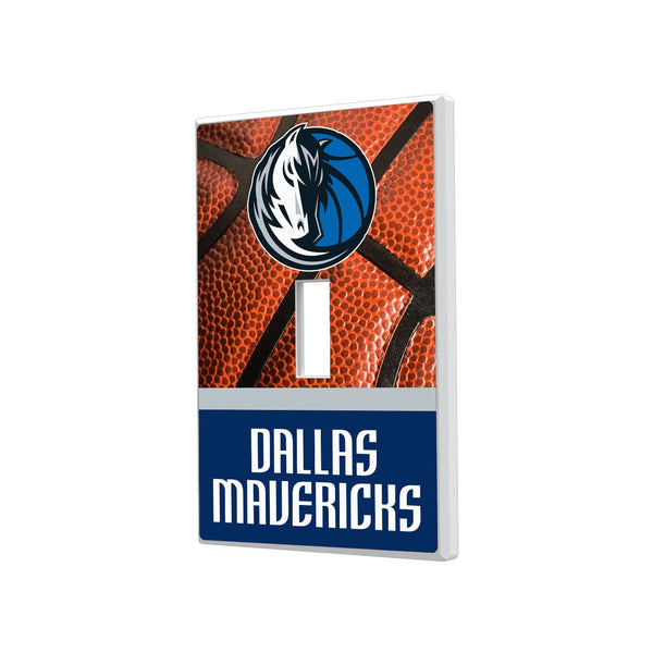 Dallas Mavericks Basketball Hidden-Screw Light Switch Plate