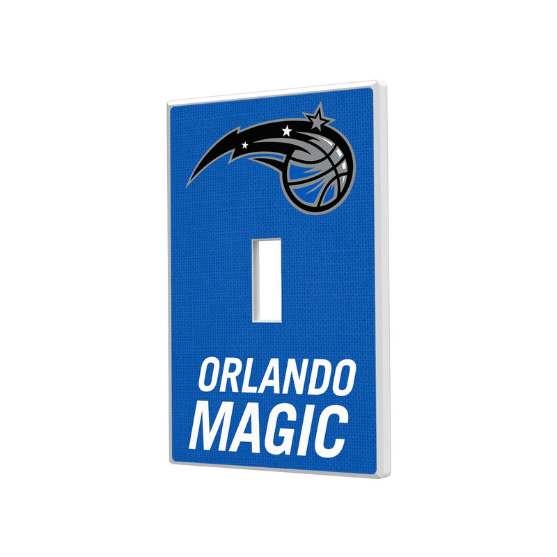 Orlando Magic Solid Hidden-Screw Light Switch Plate