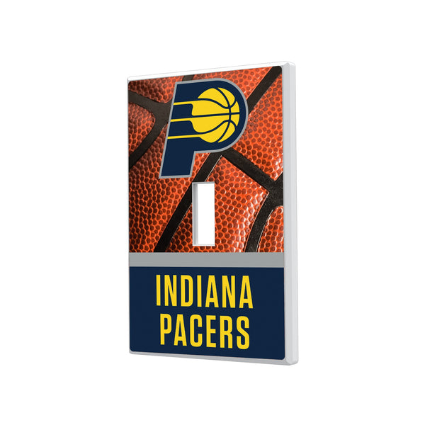 Indiana Pacers Basketball Hidden-Screw Light Switch Plate