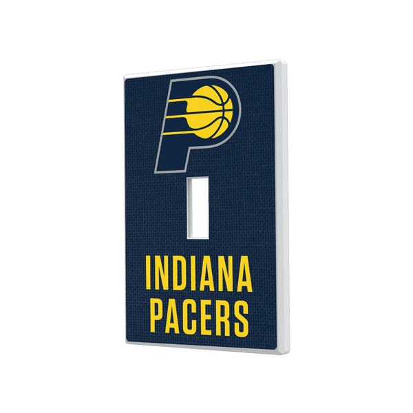 Indiana Pacers Solid Hidden-Screw Light Switch Plate