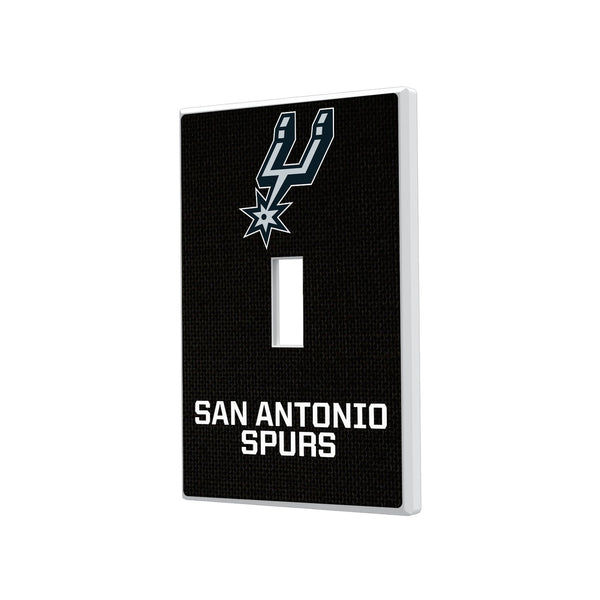 San Antonio Spurs Solid Hidden-Screw Light Switch Plate