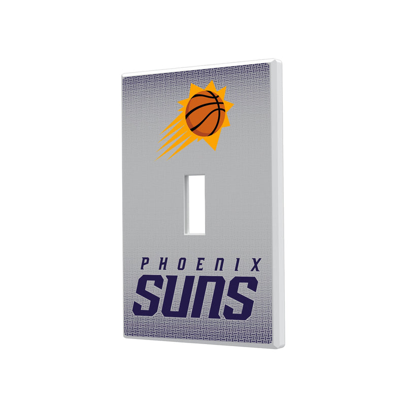 Phoenix Suns Linen Hidden-Screw Light Switch Plate