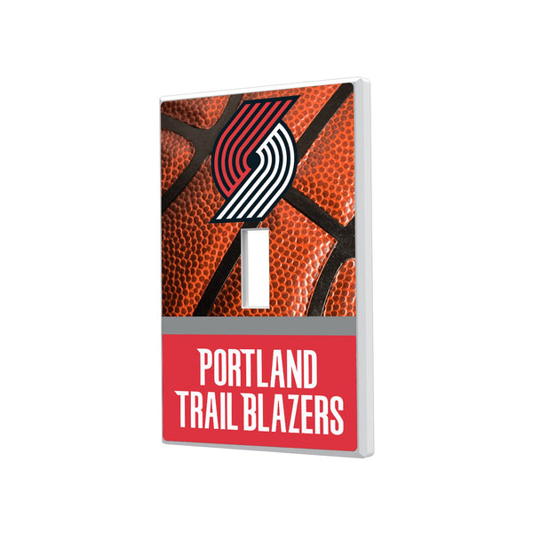 Portland Trail Blazers Basketball Hidden-Screw Light Switch Plate