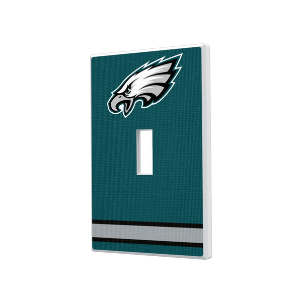 Philadelphia Eagles Stripe Hidden-Screw Light Switch Plate