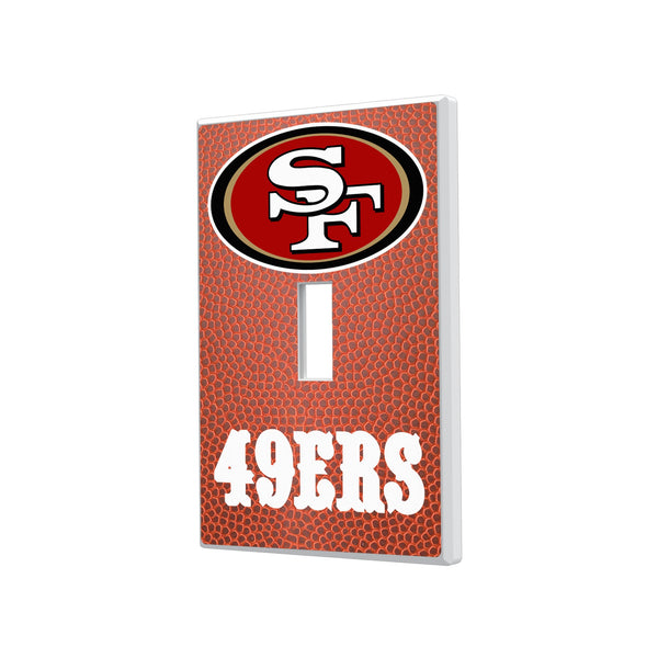 San Francisco 49ers Football Hidden-Screw Light Switch Plate