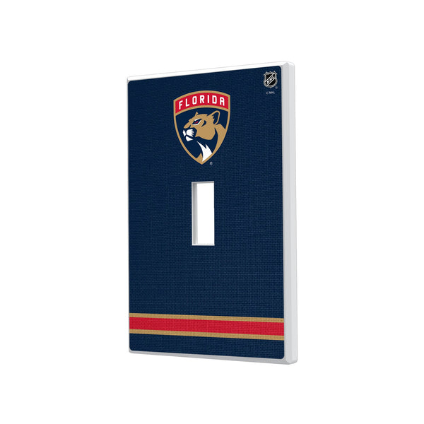 Florida Panthers Stripe Hidden-Screw Light Switch Plate