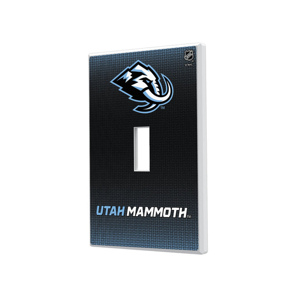 Utah Mammoth Linen Hidden-Screw Light Switch Plate