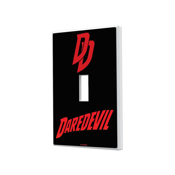 Marvel Daredevil Badge Hidden-Screw Light Switch Plate