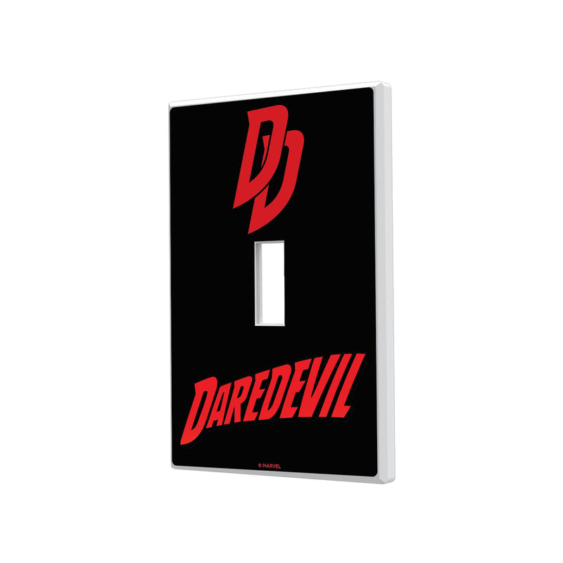 Marvel Daredevil Badge Hidden-Screw Light Switch Plate