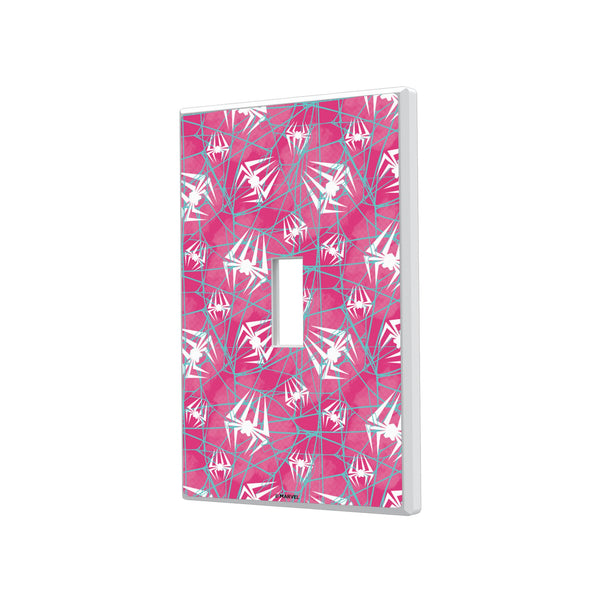 Marvel Spider-Gwen Pattern Hidden-Screw Light Switch Plate