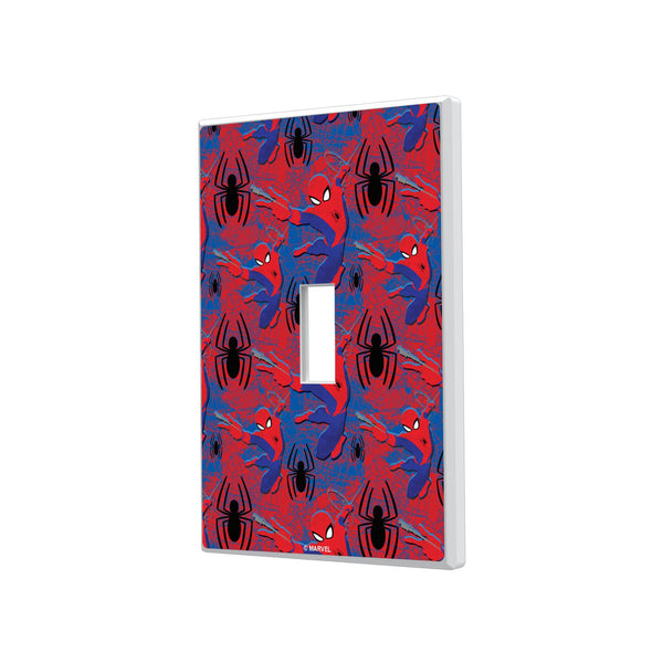 Marvel Spider-Man Pattern Hidden-Screw Light Switch Plate