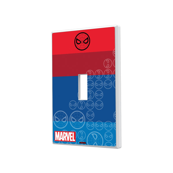 Marvel Spider-Man Sigil Hidden-Screw Light Switch Plate