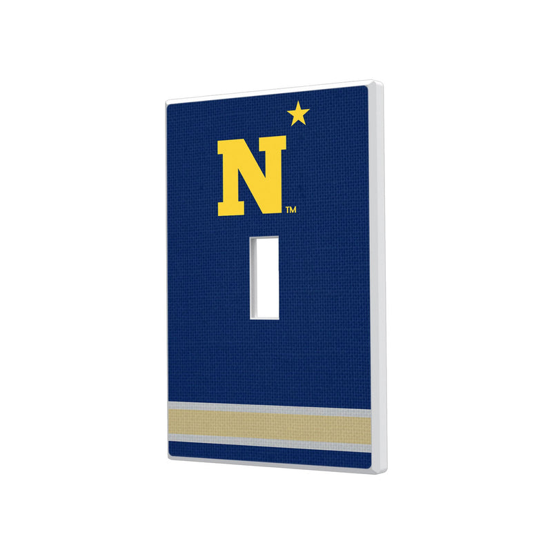 United State Naval Academy Midshipmen Stripe Hidden-Screw Light Switch Plate