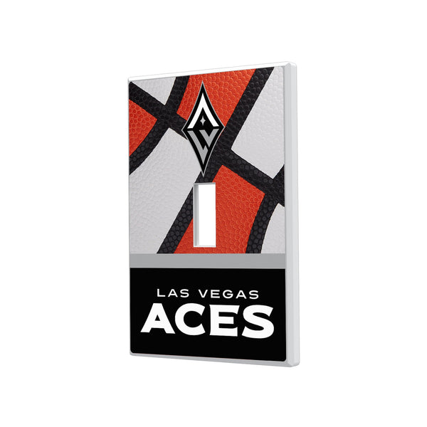 Las Vegas Aces Basketball Hidden-Screw Light Switch Plate
