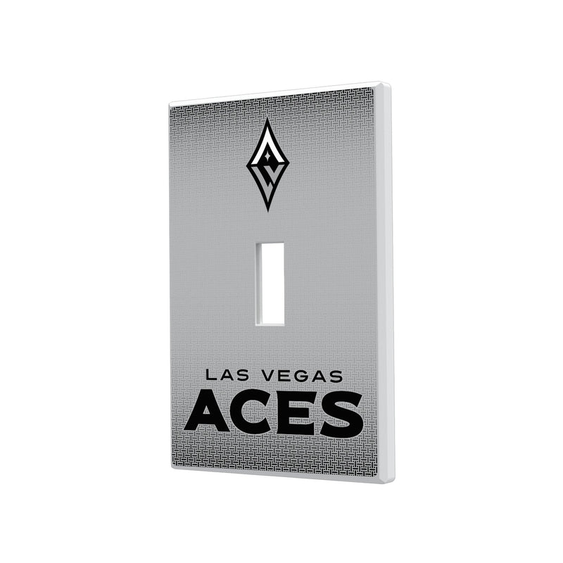 Las Vegas Aces Linen Hidden-Screw Light Switch Plate