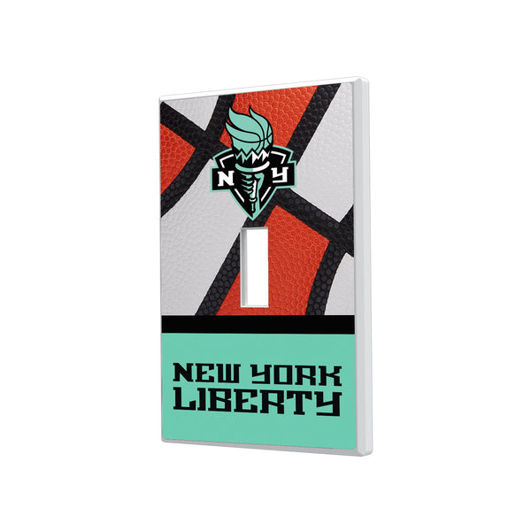 New York Liberty Basketball Hidden-Screw Light Switch Plate