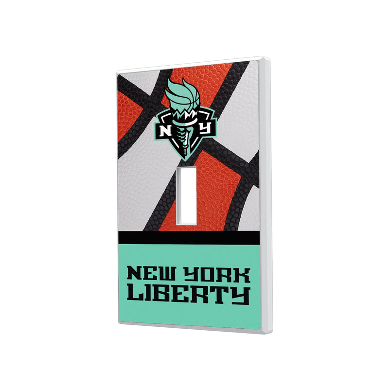 New York Liberty Basketball Hidden-Screw Light Switch Plate
