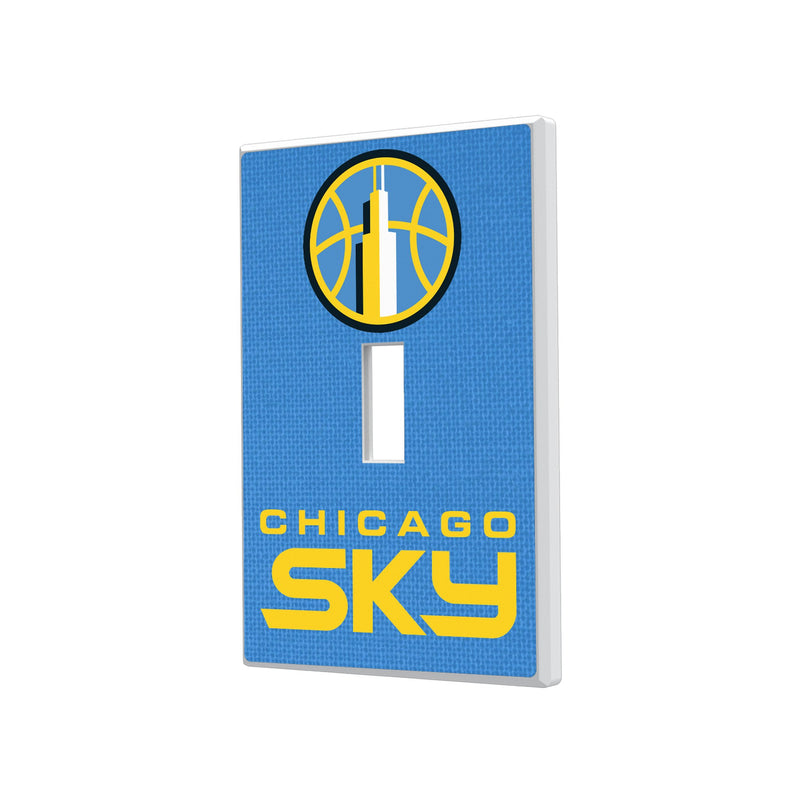 Chicago Sky Solid Hidden-Screw Light Switch Plate