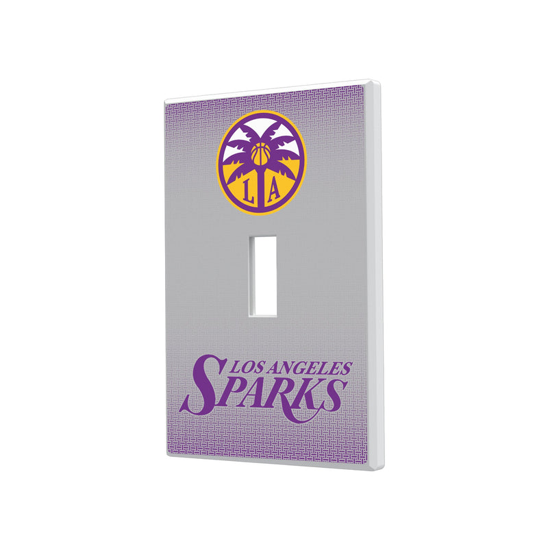 Los Angeles Sparks Linen Hidden-Screw Light Switch Plate