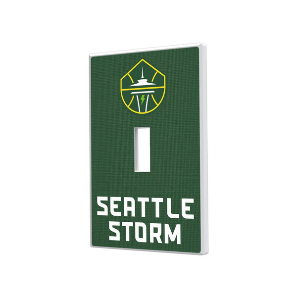 Seattle Storm Solid Hidden-Screw Light Switch Plate