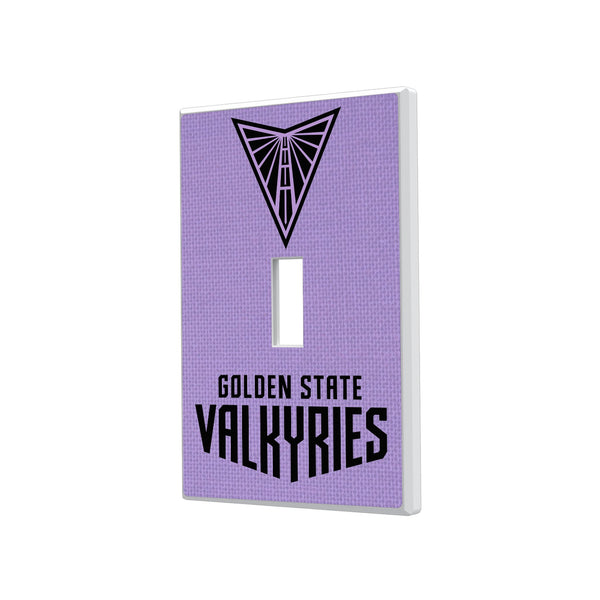 Golden State Valkyries Solid Hidden-Screw Light Switch Plate