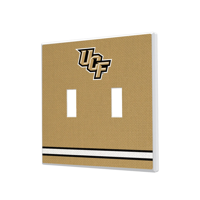 University of Central Florida Golden Knights Stripe Hidden-Screw Light Switch Plate