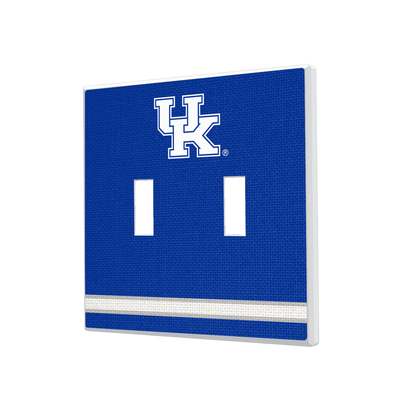 University of Kentucky Wildcats Stripe Hidden-Screw Light Switch Plate