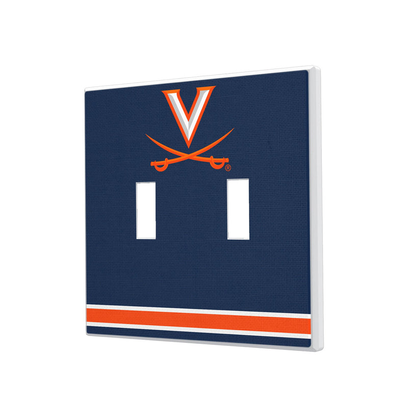 University of Virginia Cavaliers Stripe Hidden-Screw Light Switch Plate