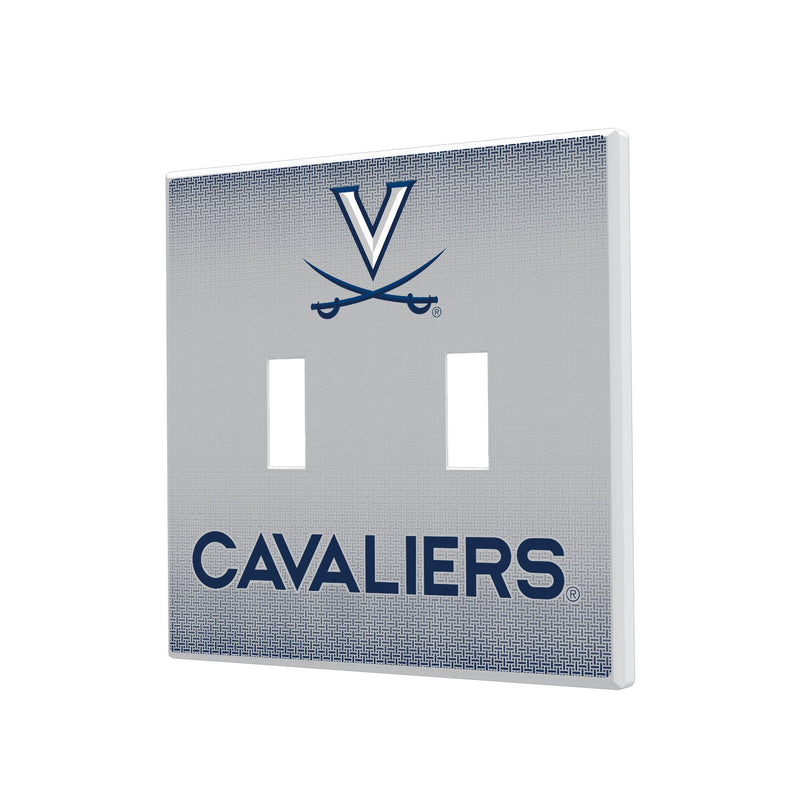 Virginia Cavaliers Linen Hidden-Screw Light Switch Plate