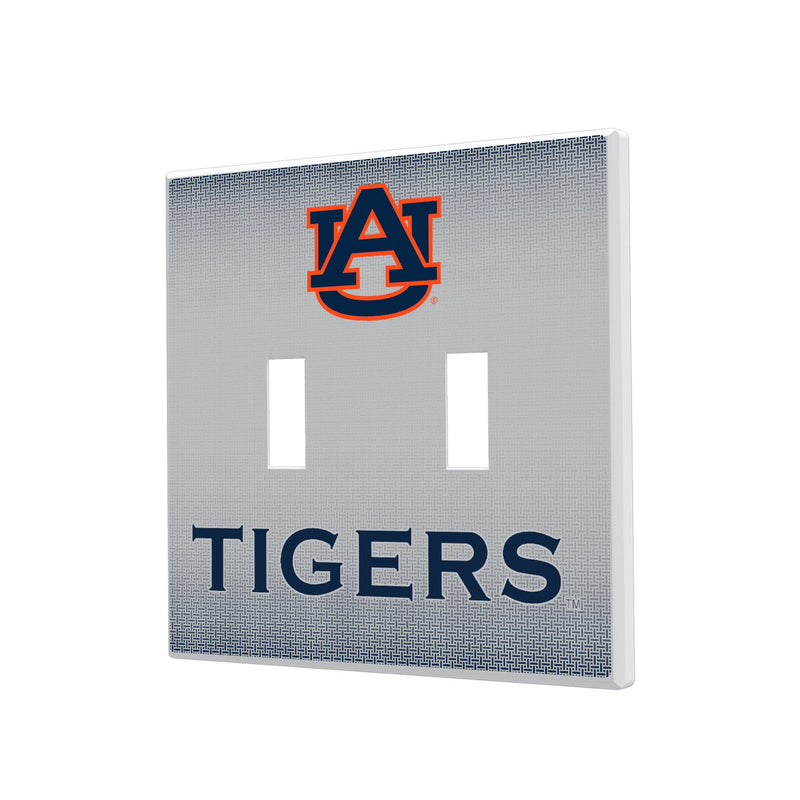 University of Auburn Tigers Linen Hidden-Screw Light Switch Plate