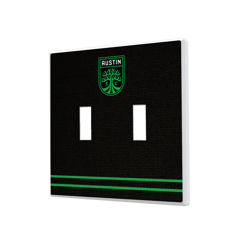 Austin FC Stripe Hidden-Screw Light Switch Plate