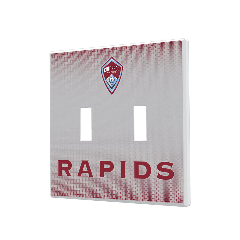 Colorado Rapids  Linen Hidden-Screw Light Switch Plate