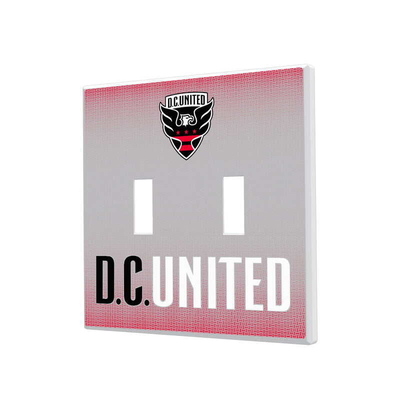 DC United  Linen Hidden-Screw Light Switch Plate