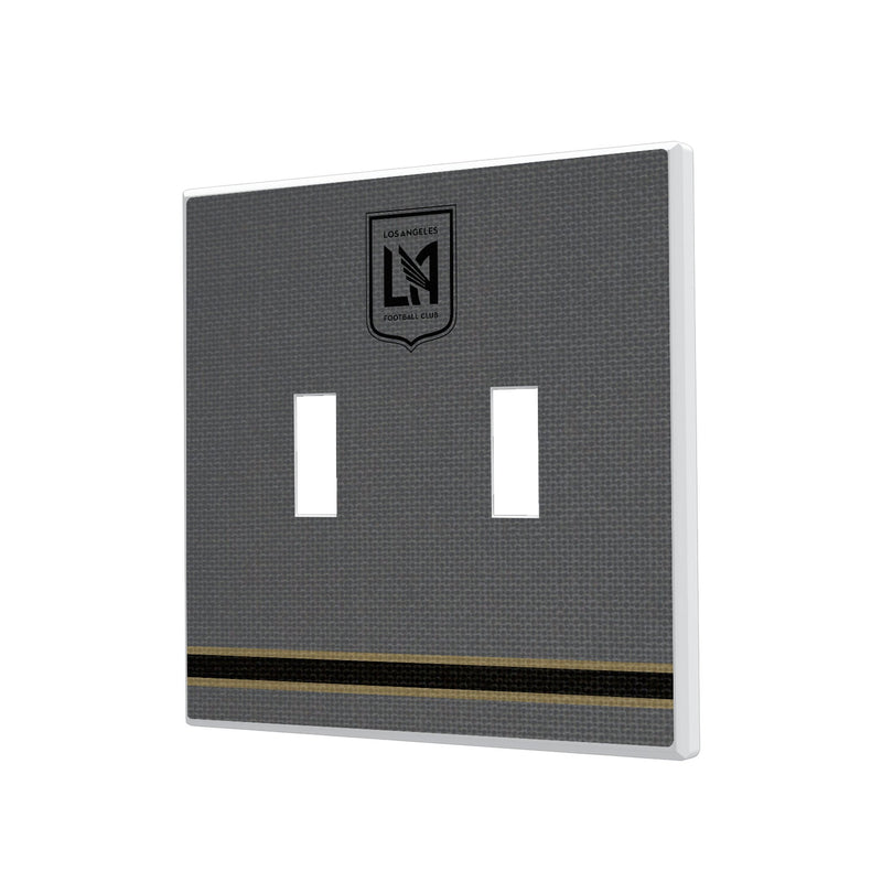 Los Angeles Football Club Stripe Hidden-Screw Light Switch Plate