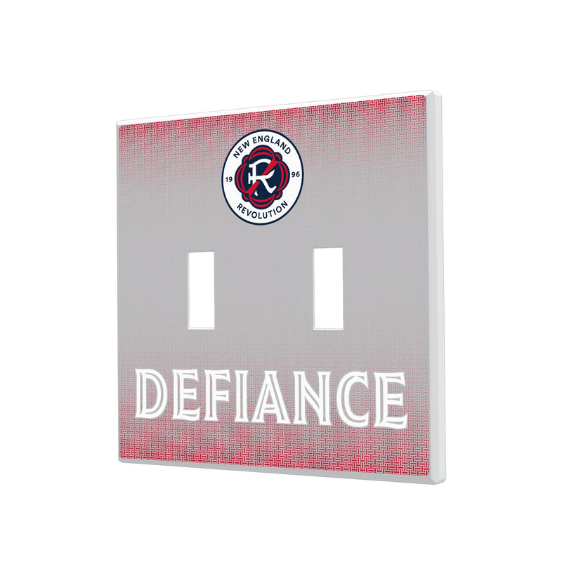 New England Revolution  Linen Hidden-Screw Light Switch Plate