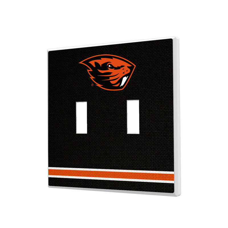Oregon State University Beavers Stripe Hidden-Screw Light Switch Plate