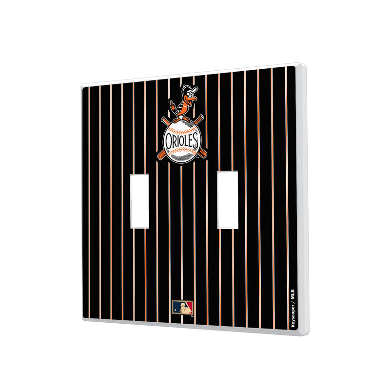 Baltimore Orioles 1954-1963 - Cooperstown Collection Pinstripe Hidden-Screw Light Switch Plate