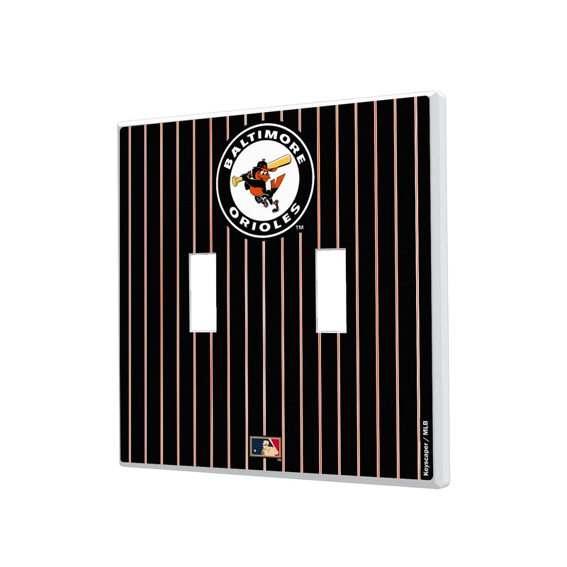 Baltimore Orioles 1966-1969 - Cooperstown Collection Pinstripe Hidden-Screw Light Switch Plate