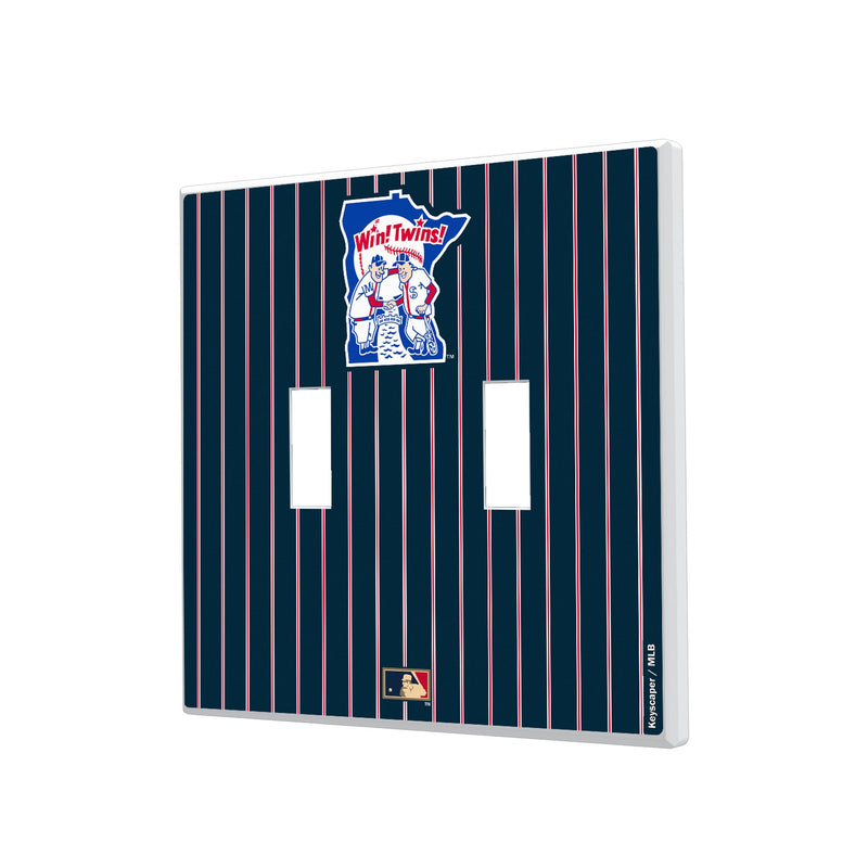 Minnesota Twins 1976-1986 - Cooperstown Collection Pinstripe Hidden-Screw Light Switch Plate