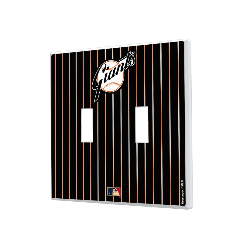San Francisco Giants 1958-1967 - Cooperstown Collection Pinstripe Hidden-Screw Light Switch Plate