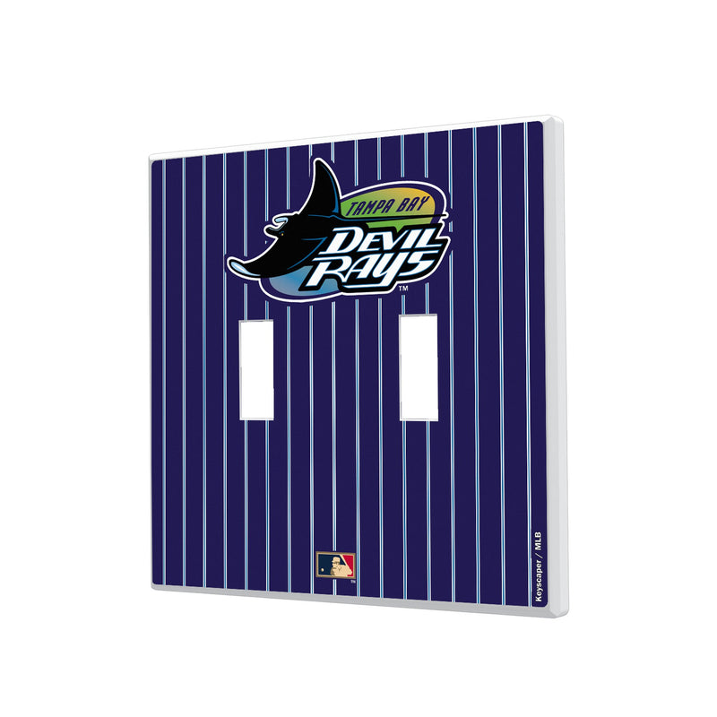 Tampa Bay 1998-2000 - Cooperstown Collection Pinstripe Hidden-Screw Light Switch Plate