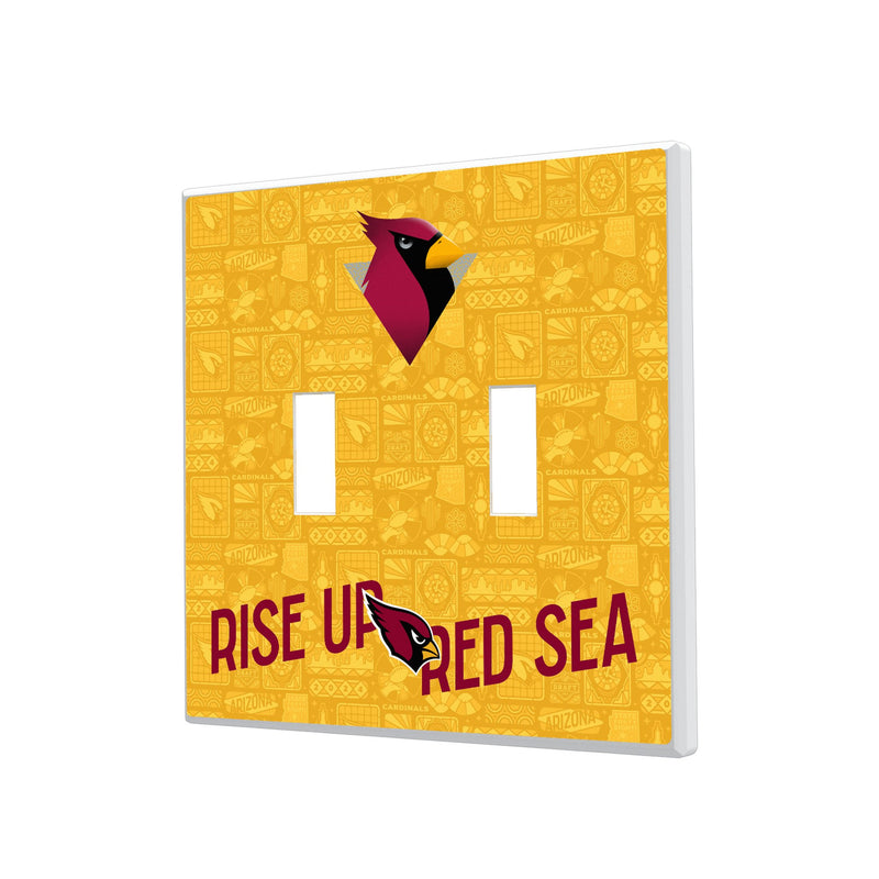 Arizona Cardinals 2024 Illustrated Limited Edition Hidden-Screw Light Switch Plate