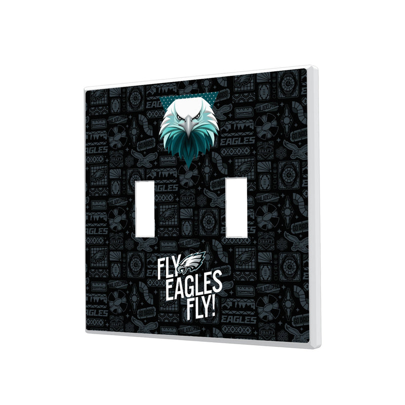 Philadelphia Eagles 2024 Illustrated Limited Edition Hidden-Screw Light Switch Plate