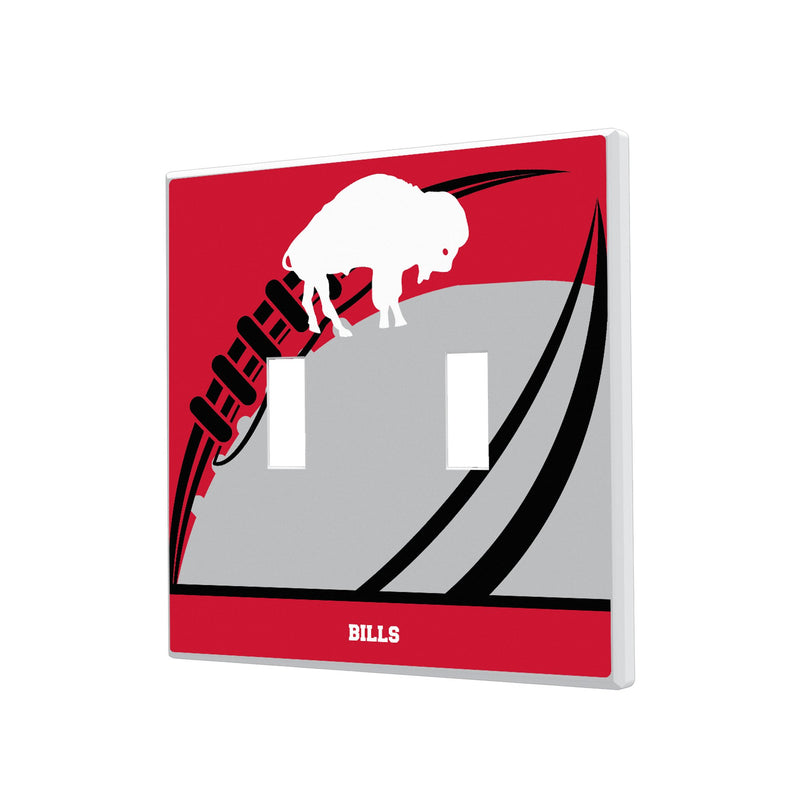 Buffalo Bills Historic Collection Passtime Hidden-Screw Light Switch Plate
