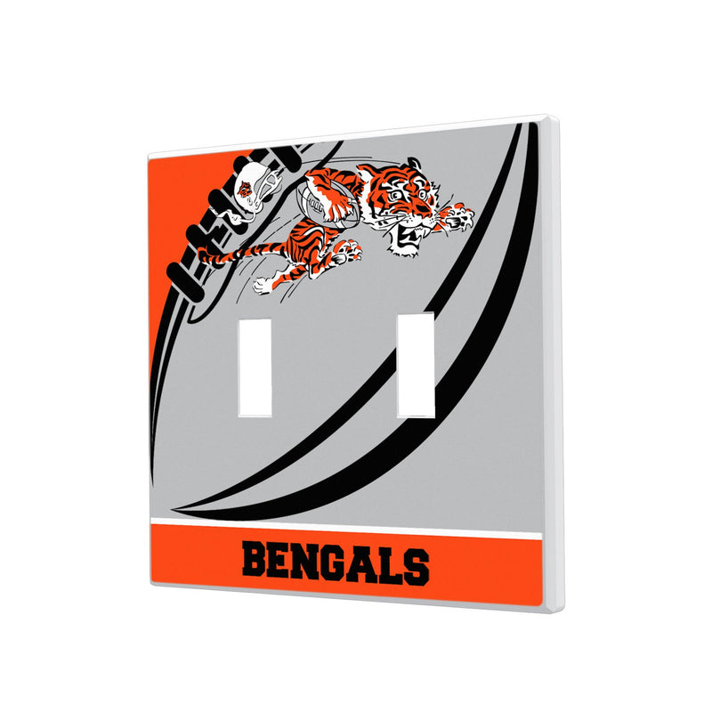 Cincinnati Bengals Historic Collection Passtime Hidden-Screw Light Switch Plate