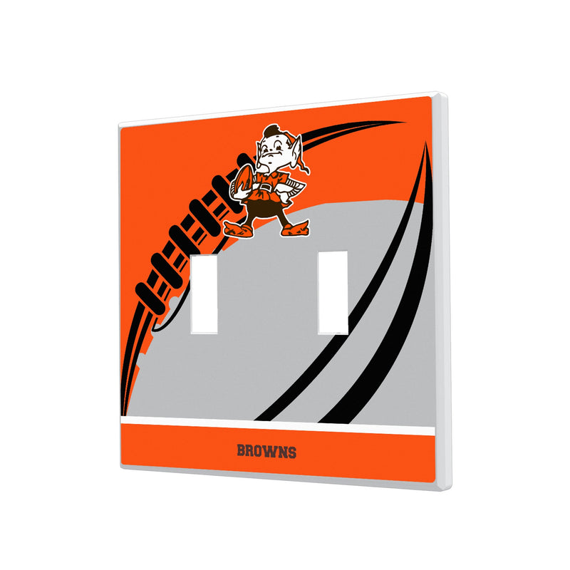 Cleveland Browns Historic Collection Passtime Hidden-Screw Light Switch Plate