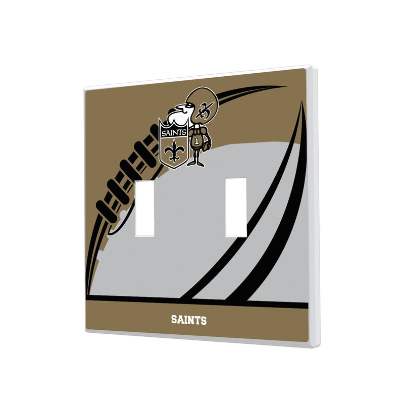 New Orleans Saints Historic Collection Passtime Hidden-Screw Light Switch Plate