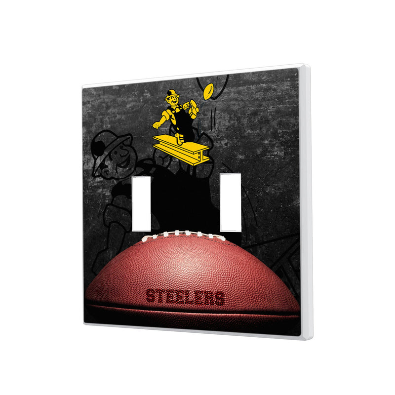 Pittsburgh Steelers 1961 Historic Collection Legendary Hidden-Screw Light Switch Plate