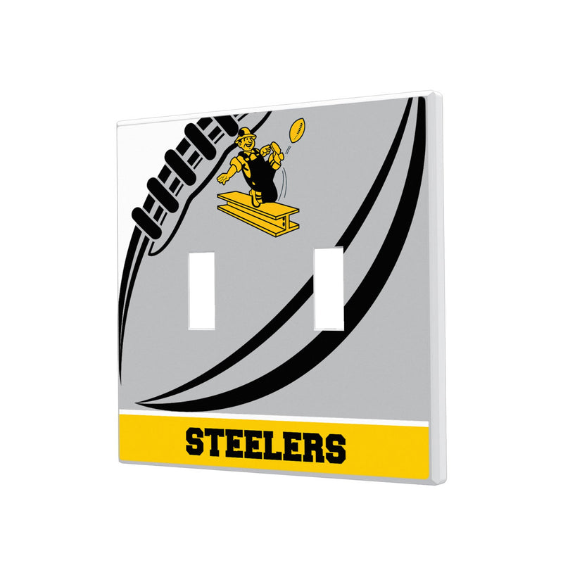 Pittsburgh Steelers 1961 Historic Collection Passtime Hidden-Screw Light Switch Plate